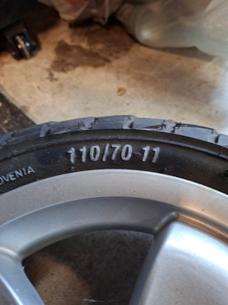 Scooter velg band 120/70-11   110/70-11, Ophalen of Verzenden, Overige typen, Overige merken