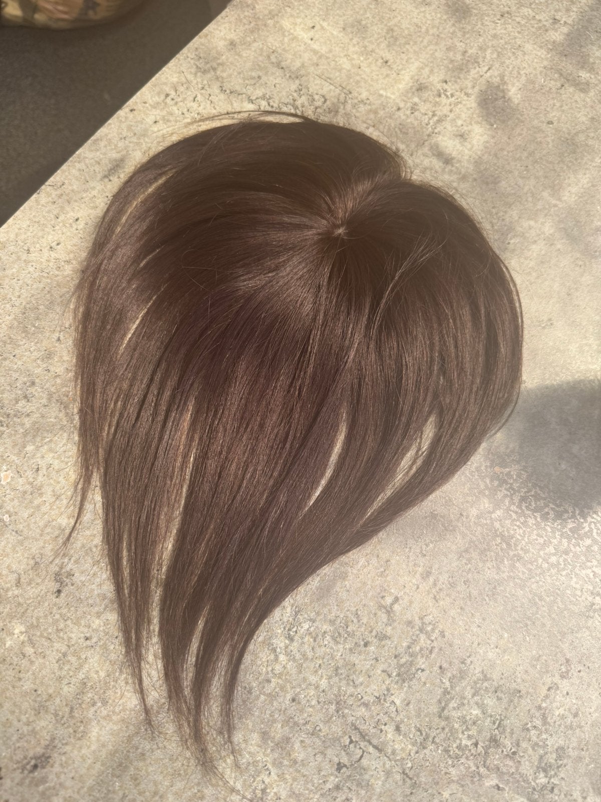 Prachtig nieuw haarstuk van echt haar, Ophalen of Verzenden, Zo goed als nieuw, Pruik of Haarverlenging