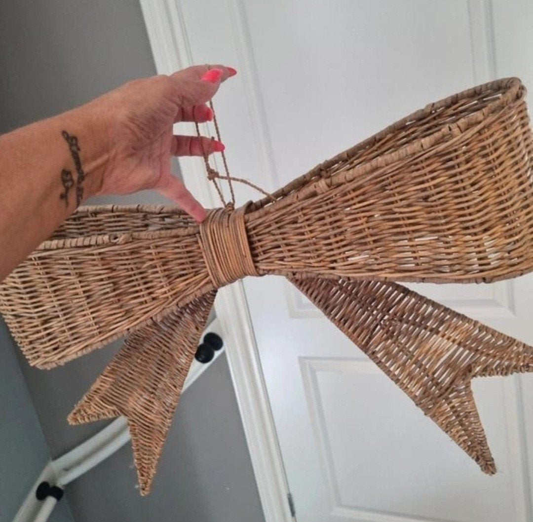 Riviera Maison grote strik rustic rattan, Ophalen of Verzenden, Zo goed als nieuw