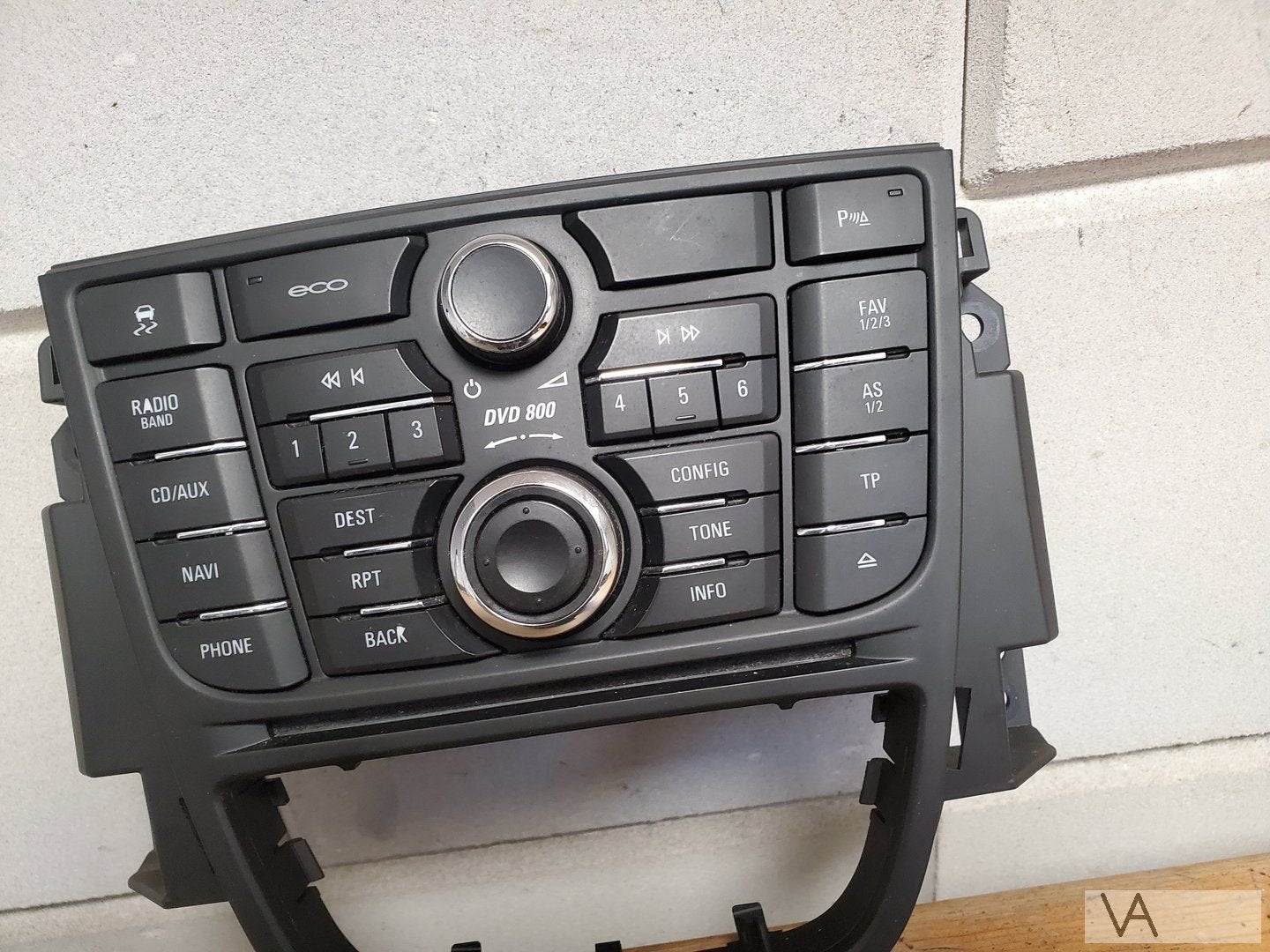 Opel Astra J 2009 - 2015 bedieningspaneel DVD800 13346053, Gebruikt, -, -, Opel