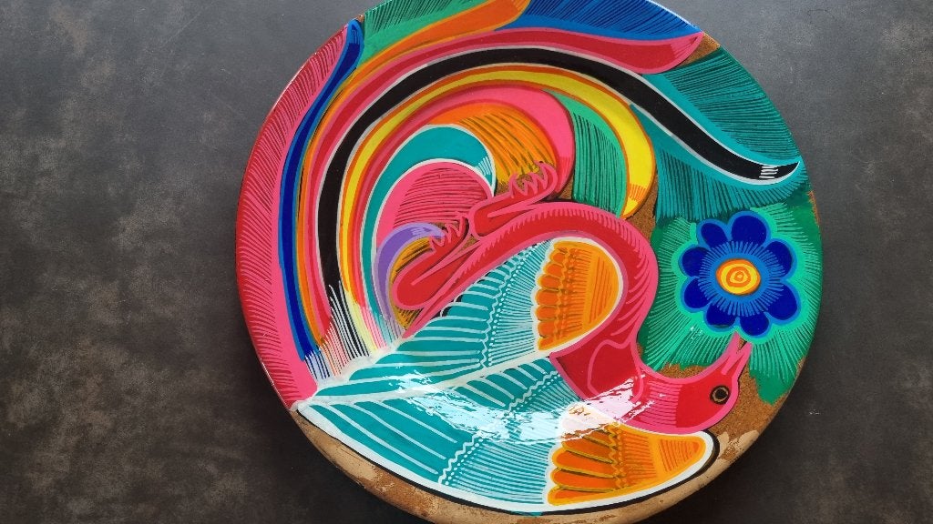 Mexicaanse wandversiering, Ophalen, 35 cm, Meerkleurig, Decoratieobject