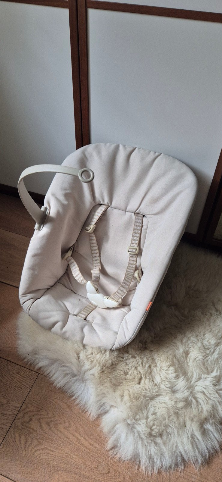 Stokke Newborn zitje met hanger, Kinderen en Baby's, Kinderstoelen, Ophalen of Verzenden, Gebruikt, Overige typen, Gordel(s)
