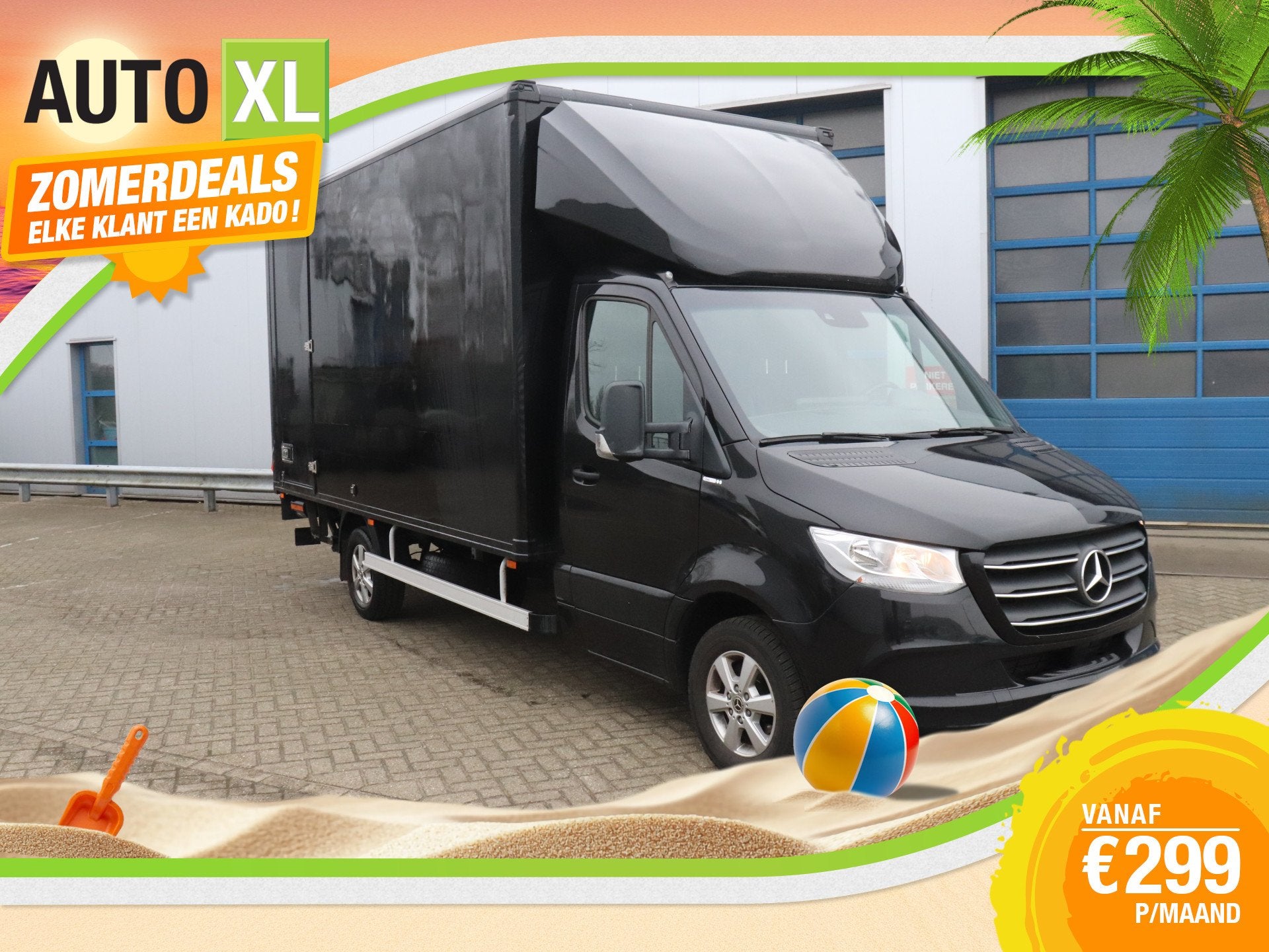 Mercedes-Benz Sprinter 315 Aut. L3 RWD Bakwagen/Verhuiswagen, Automaat, Gebruikt, 4 cilinders, 150 pk