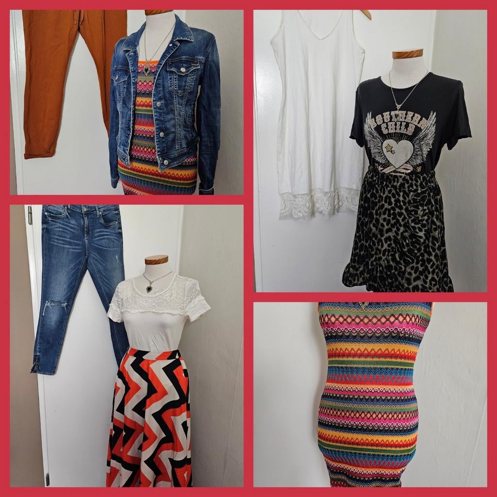 Super mooi dames kledingpakket, mt 38/40!, Kleding | Dames, Dames-kledingpakketten, Zo goed als nieuw, Maat 38/40 (M), Ophalen of Verzenden