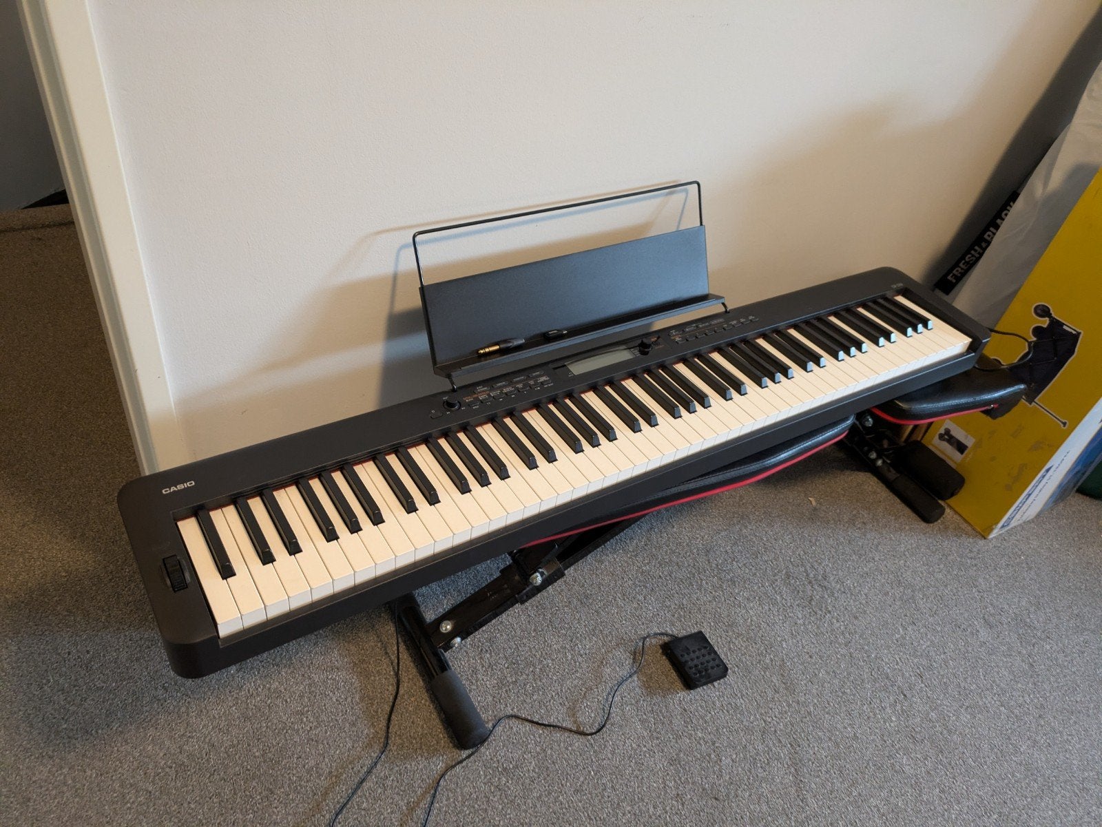 Casio CDP-S350 Digitale Piano, Muziek en Instrumenten, Keyboards, Casio, 88 toetsen, Zo goed als nieuw, Met standaard