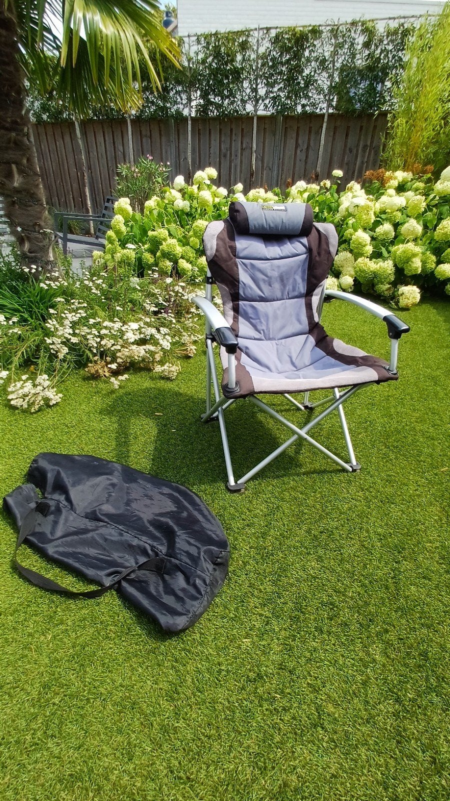 EURO-TRAIL> opvouwbare campingstoel met draagtas🏖, Ophalen, Gebruikt