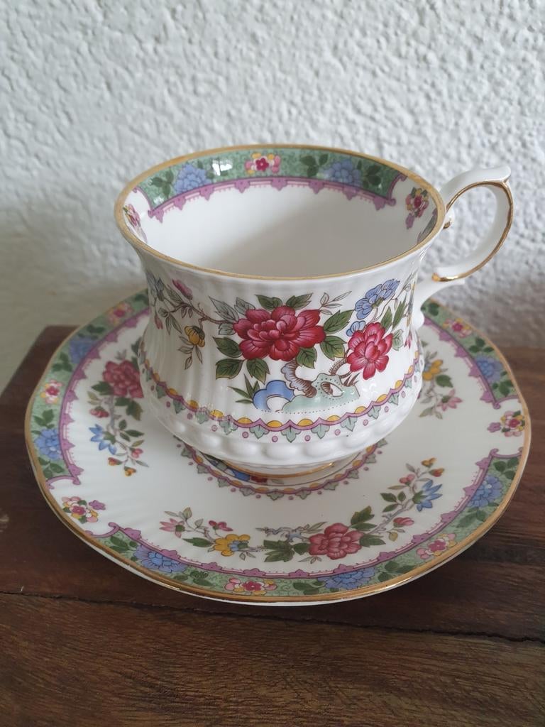 Vintage Royal Albert Old Country Roses theekopjes, Ophalen of Verzenden