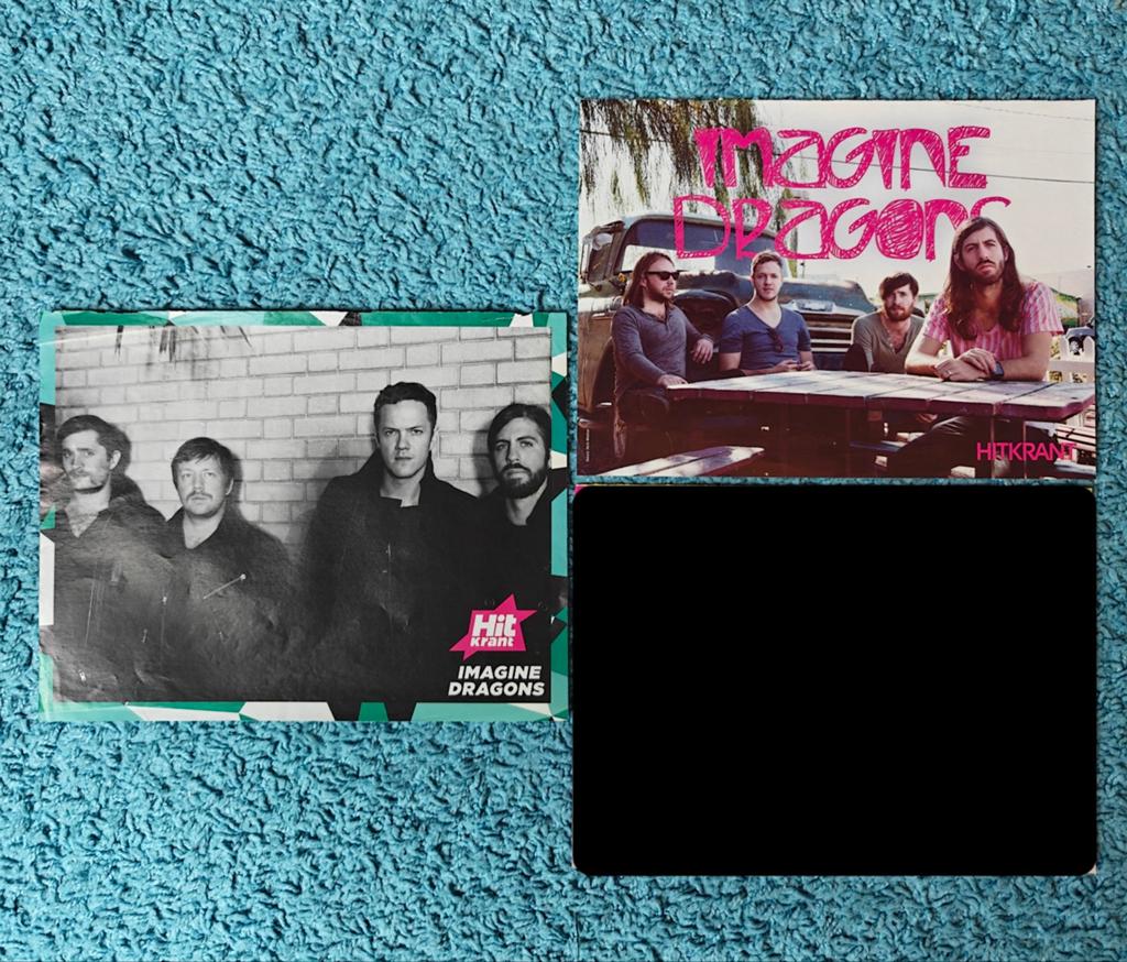 Imagine Dragons posters hitkrant, A4 of kleiner, Rechthoekig Liggend, Nieuw, Ophalen of Verzenden