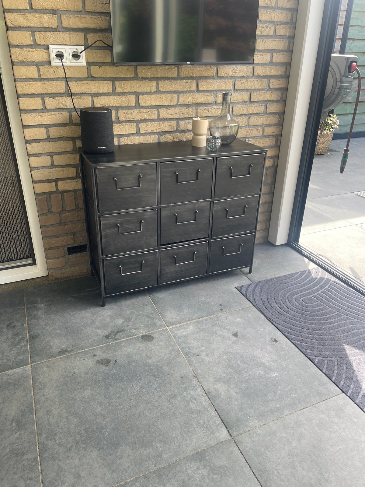 Industriële ladekast met 9 laden, Ophalen, Gebruikt, 5 laden of meer, 50 tot 100 cm