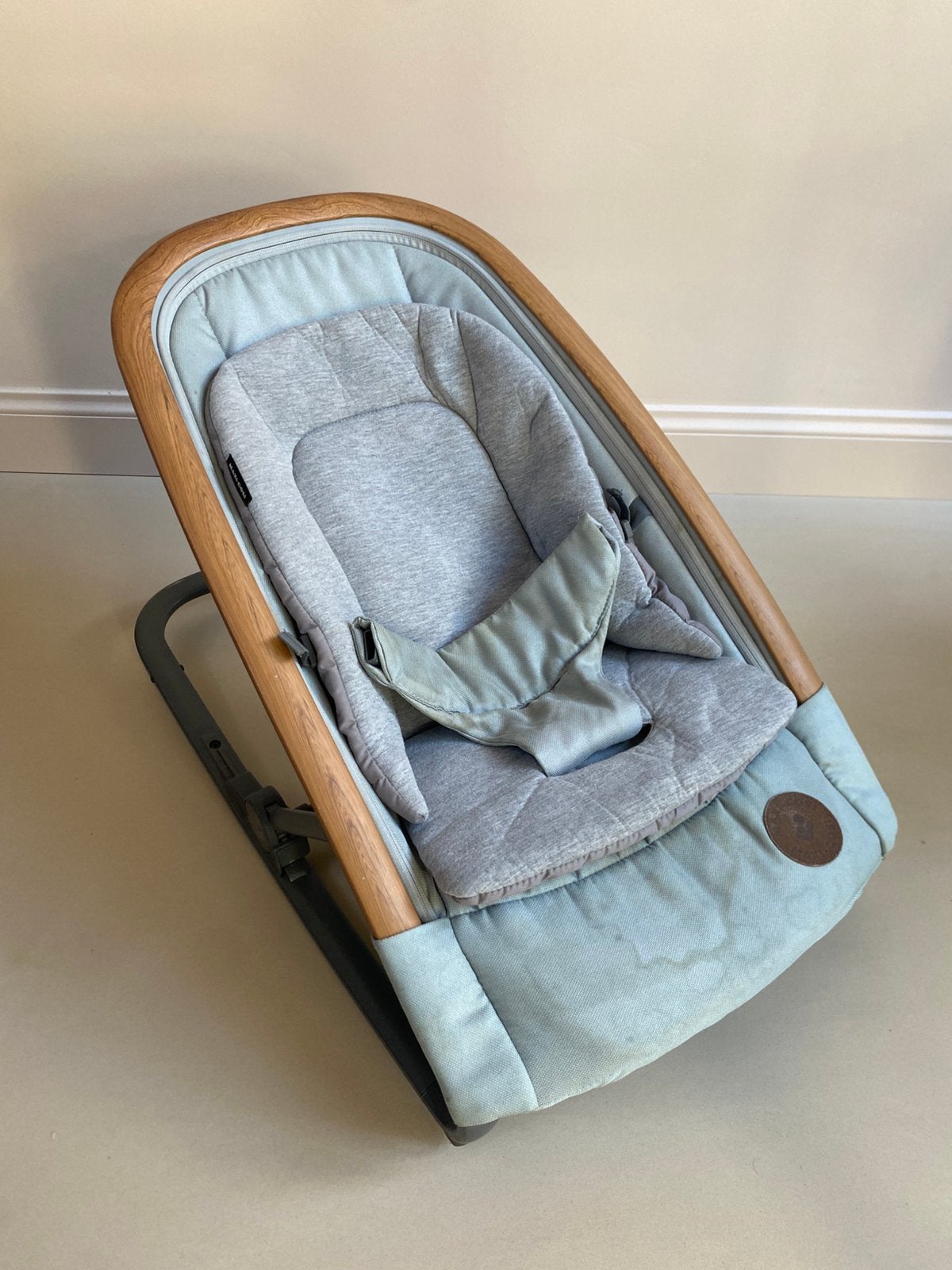Maxi-Cosi Kori Wipstoeltje – Light Grey / Wood, Ophalen, Gebruikt, Wipstoel, Verstelbaar