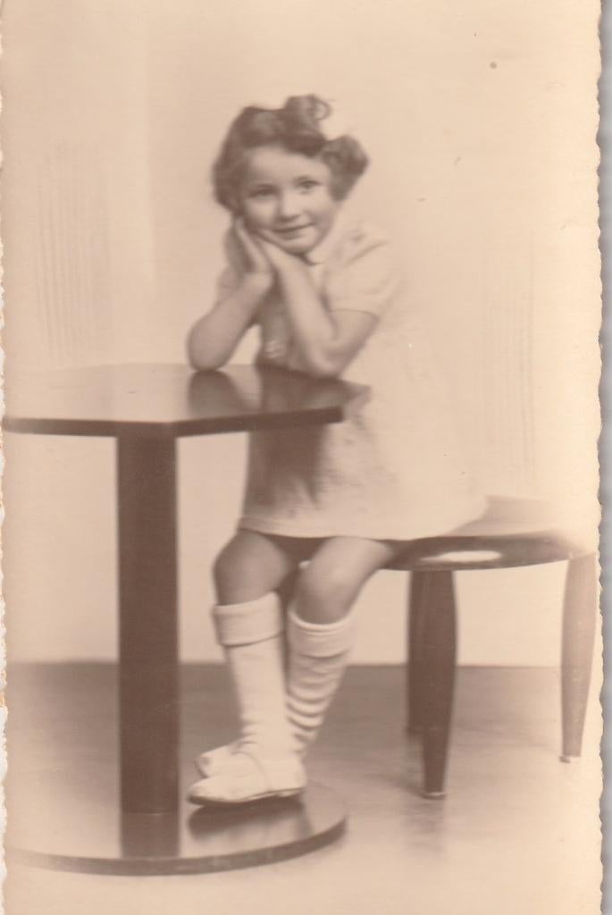 fotokaart   -  meisje, Verzenden, Voor 1940, Zo goed als nieuw, Kind