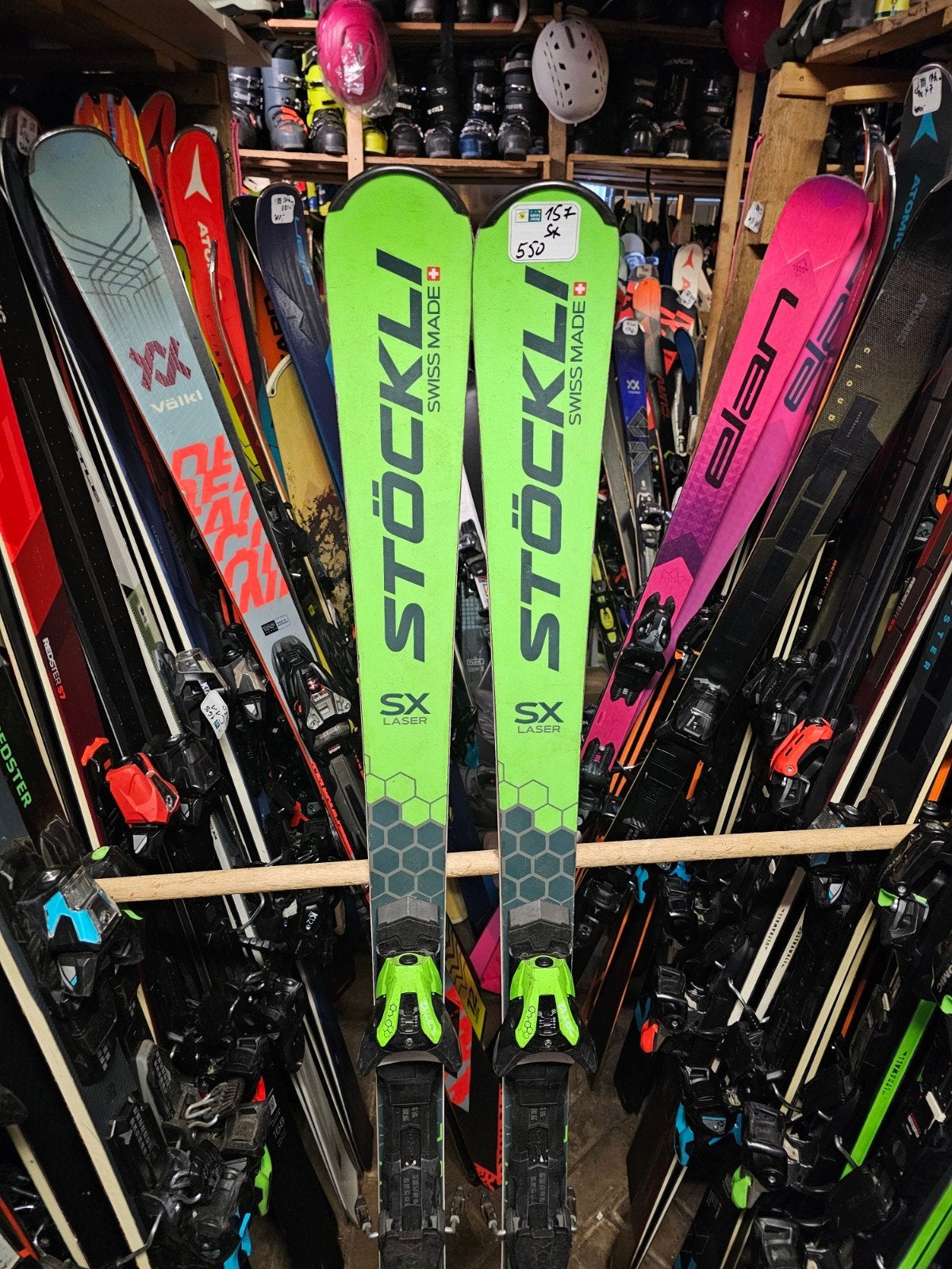 157cm STOCKLI LASER sx voor kenners 1600€ BEST OP WERELD, Overige merken, Ophalen of Verzenden, Carve, Skiën