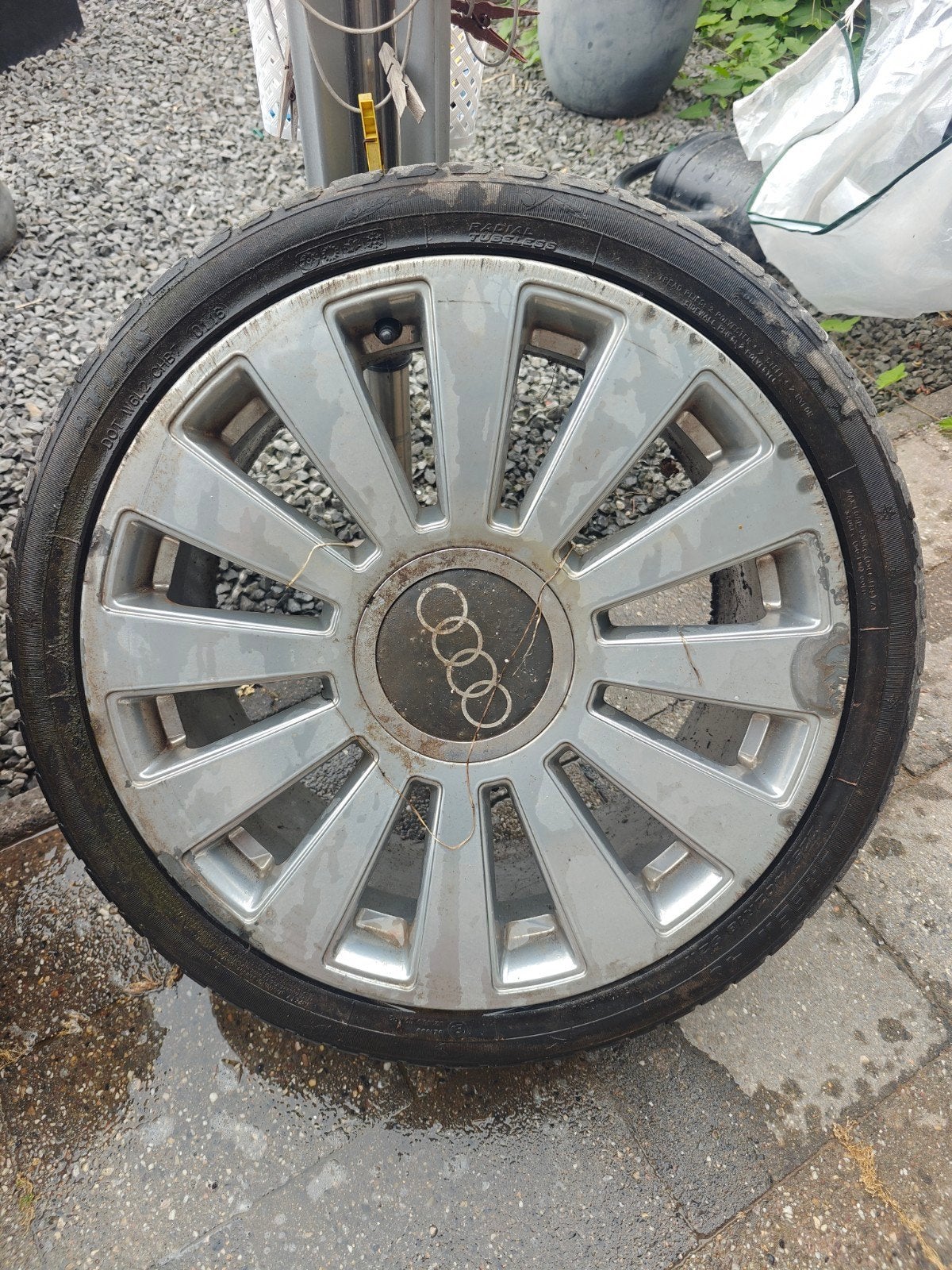Velgenset Audi/vw - Opknapper 5x112 5x100, Auto-onderdelen, Banden en Velgen, Ophalen, 18 inch, Gebruikt, Velg(en)