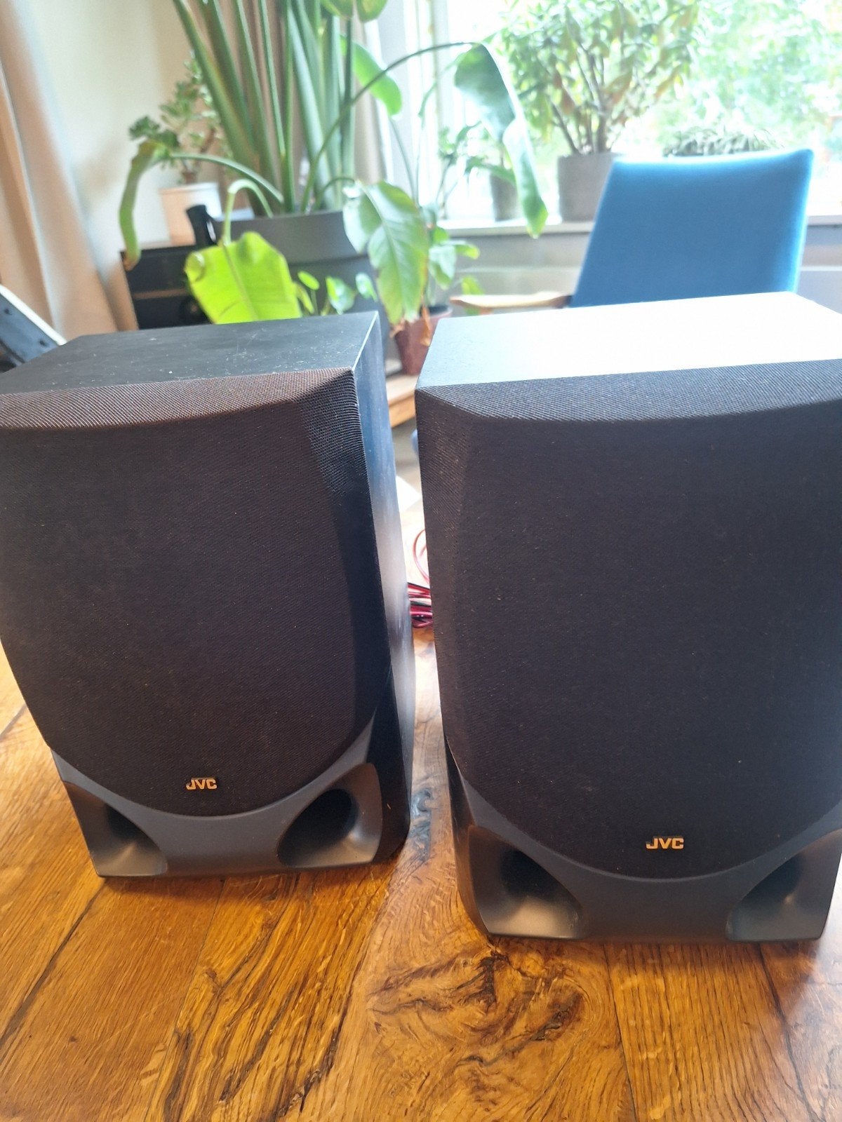 JVC SP-D301 Boekenplank Luidsprekers - 60 Watt, Audio, Tv en Foto, Ophalen, Gebruikt, JVC, Minder dan 60 watt