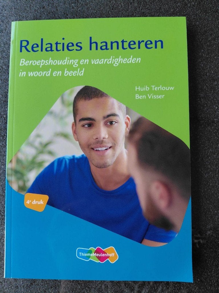 Relaties hanteren, Boeken, Studieboeken en Cursussen, Nieuw, Gamma, Huib Terlouw; Ben Visser, HBO