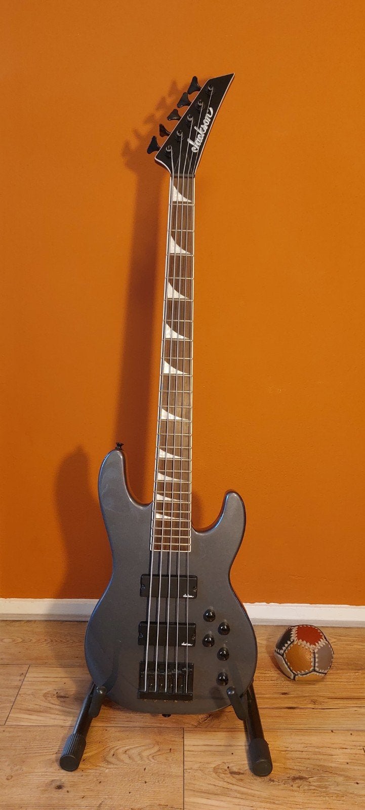 Jackson CBXNT V Dark Metallic Concert Basgitaar, Muziek en Instrumenten, Ophalen of Verzenden, Zo goed als nieuw, Elektrisch, 5-snarig
