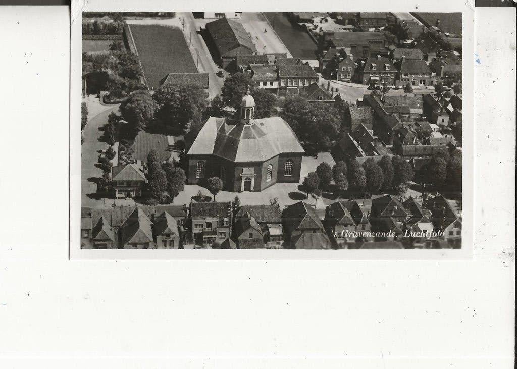 S Gravenzande Luchtfoto J van Deventer, Ophalen of Verzenden, Ongelopen, Zuid-Holland