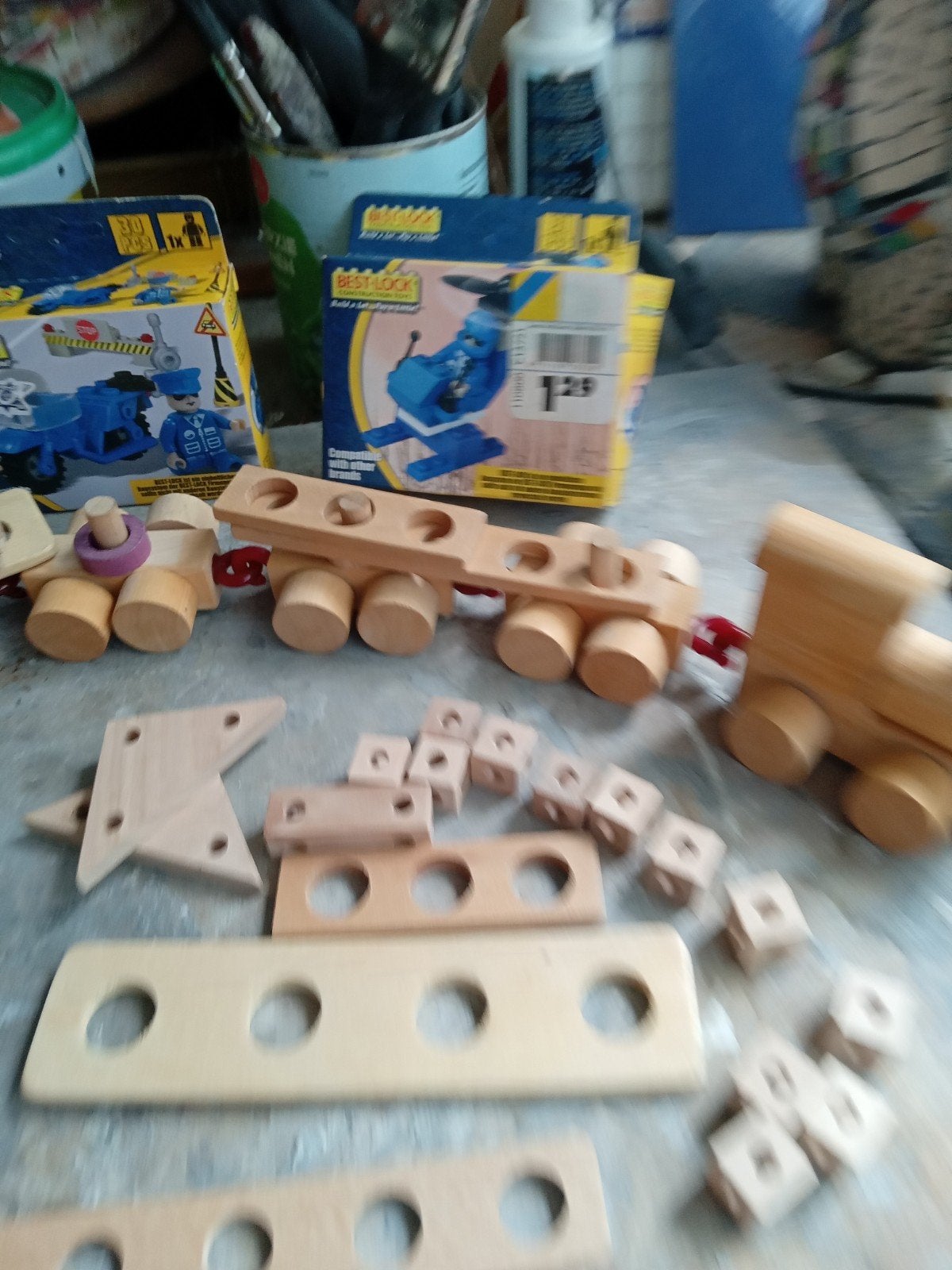 Speelgoed hout., Kinderen en Baby's, Speelgoed | Houten speelgoed, Ophalen of Verzenden, Nieuw