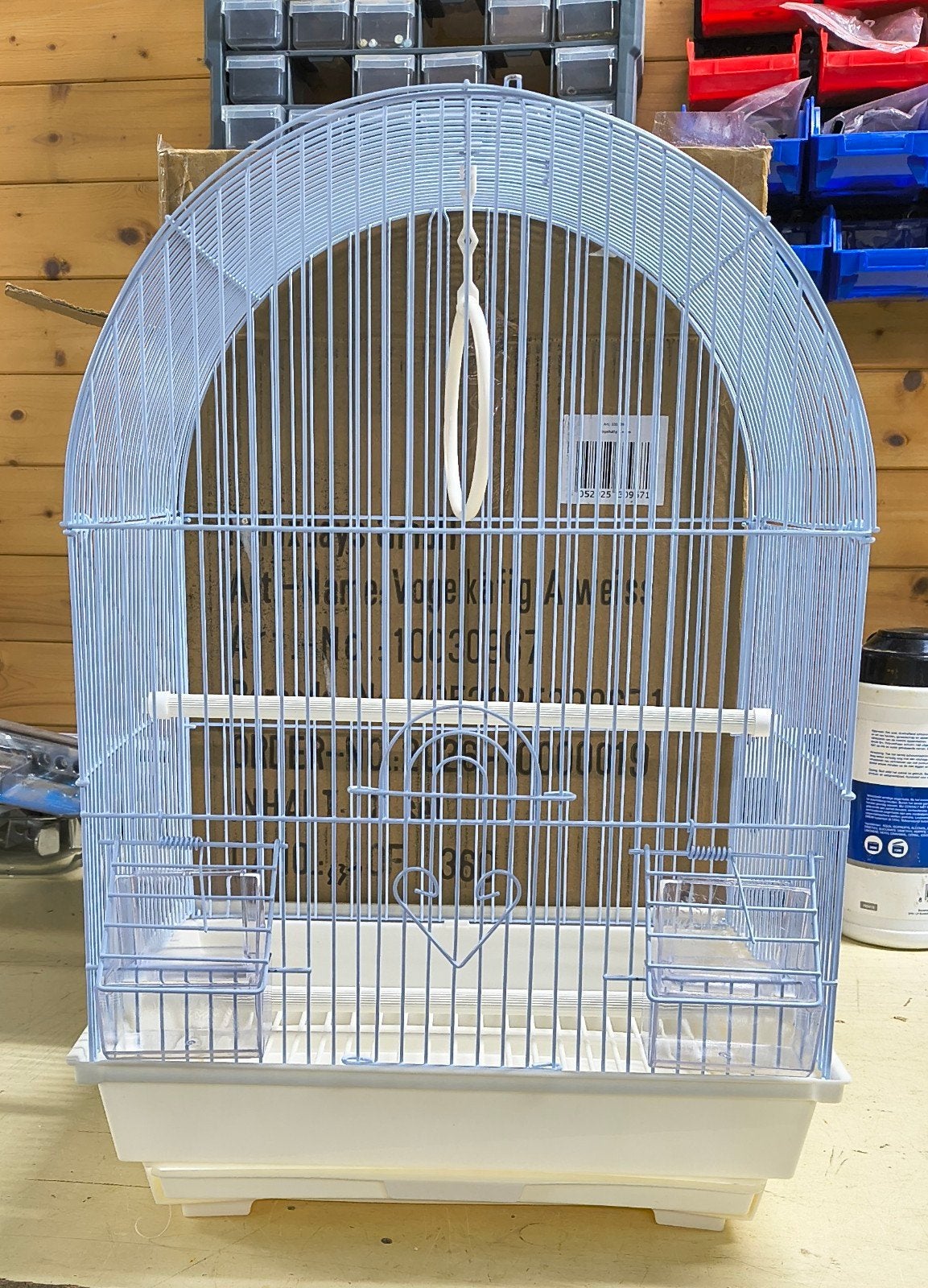 4 nieuwe kleine vogelkooien, Dieren en Toebehoren, Ophalen, Nieuw, Metaal, Vogelkooi