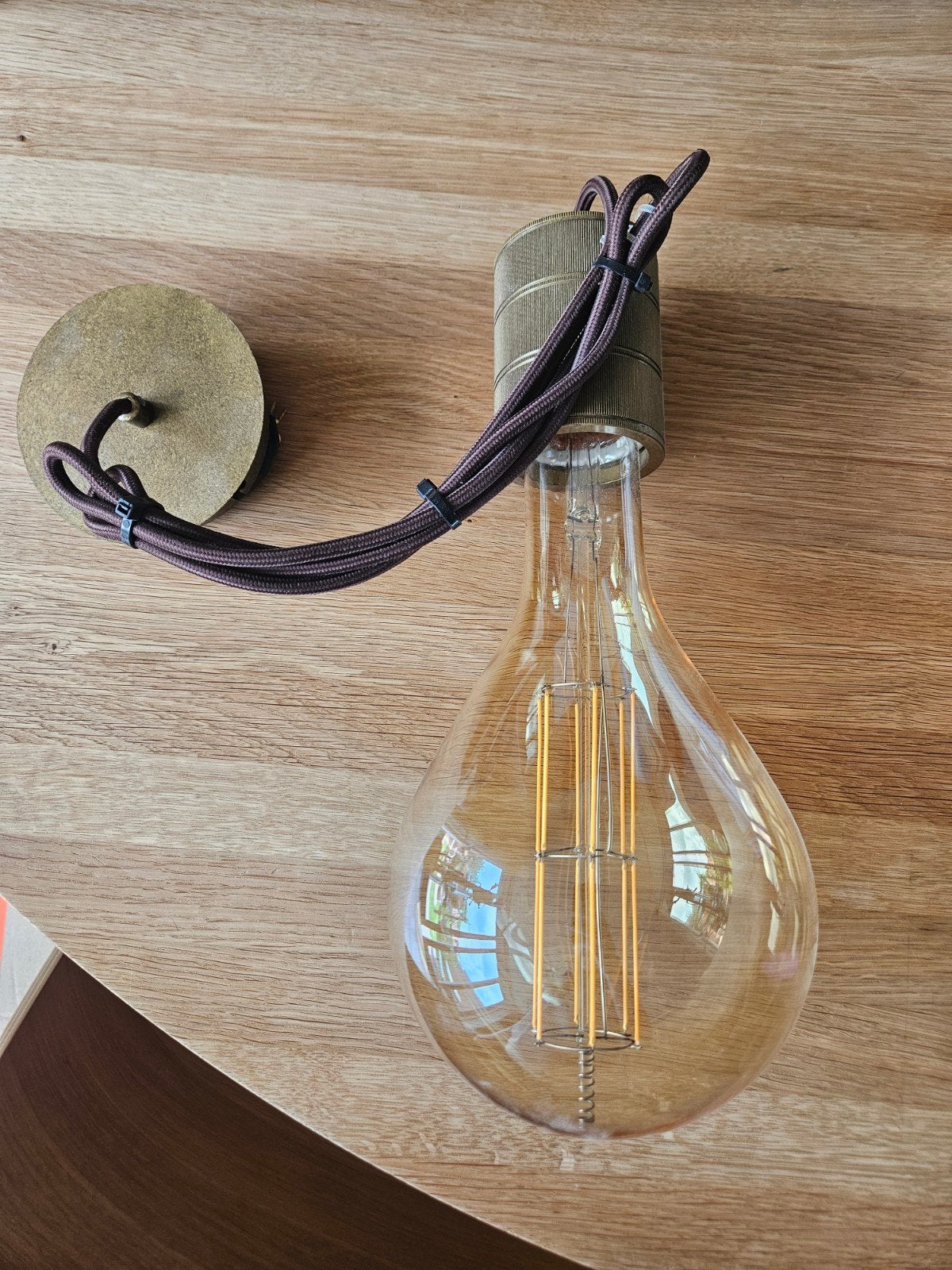 Glazen lamp, Ophalen of Verzenden, Nieuw, Glas