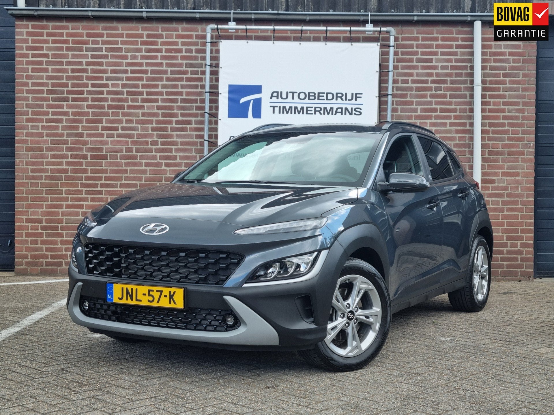 Hyundai KONA 1.0 T-GDI Fashion Trekhaak, Voorwielaandrijving, Stof, Gebruikt, Euro 6