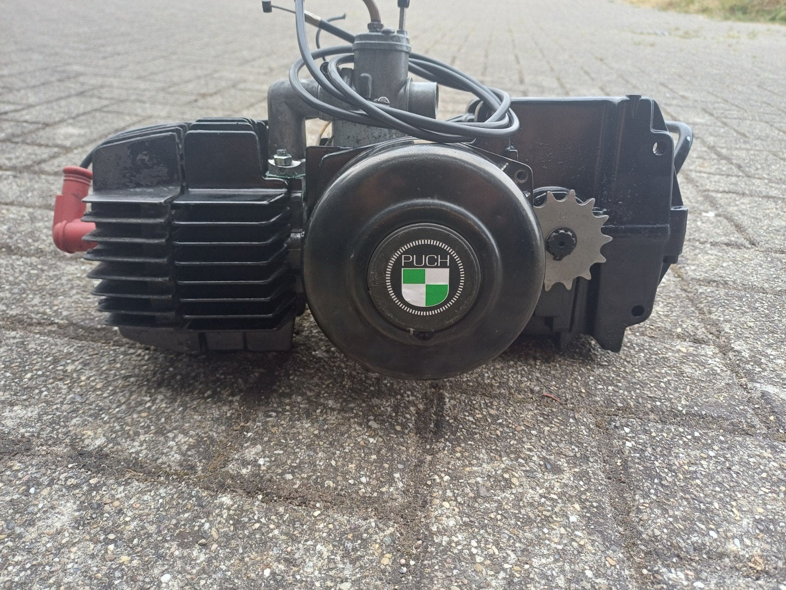 puch maxi kickstart blok met 12mm carburateur, Ophalen of Verzenden, Gebruikt, Blok
