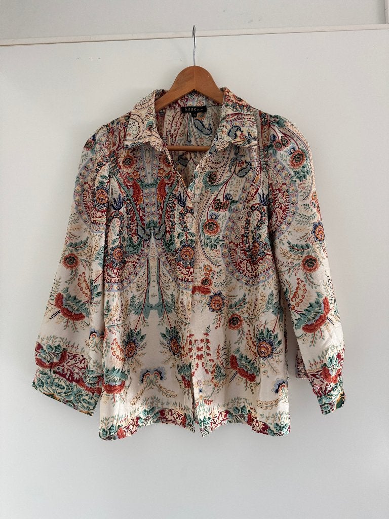 blouse, Ophalen, Meerkleurig, Akoz, Nieuw