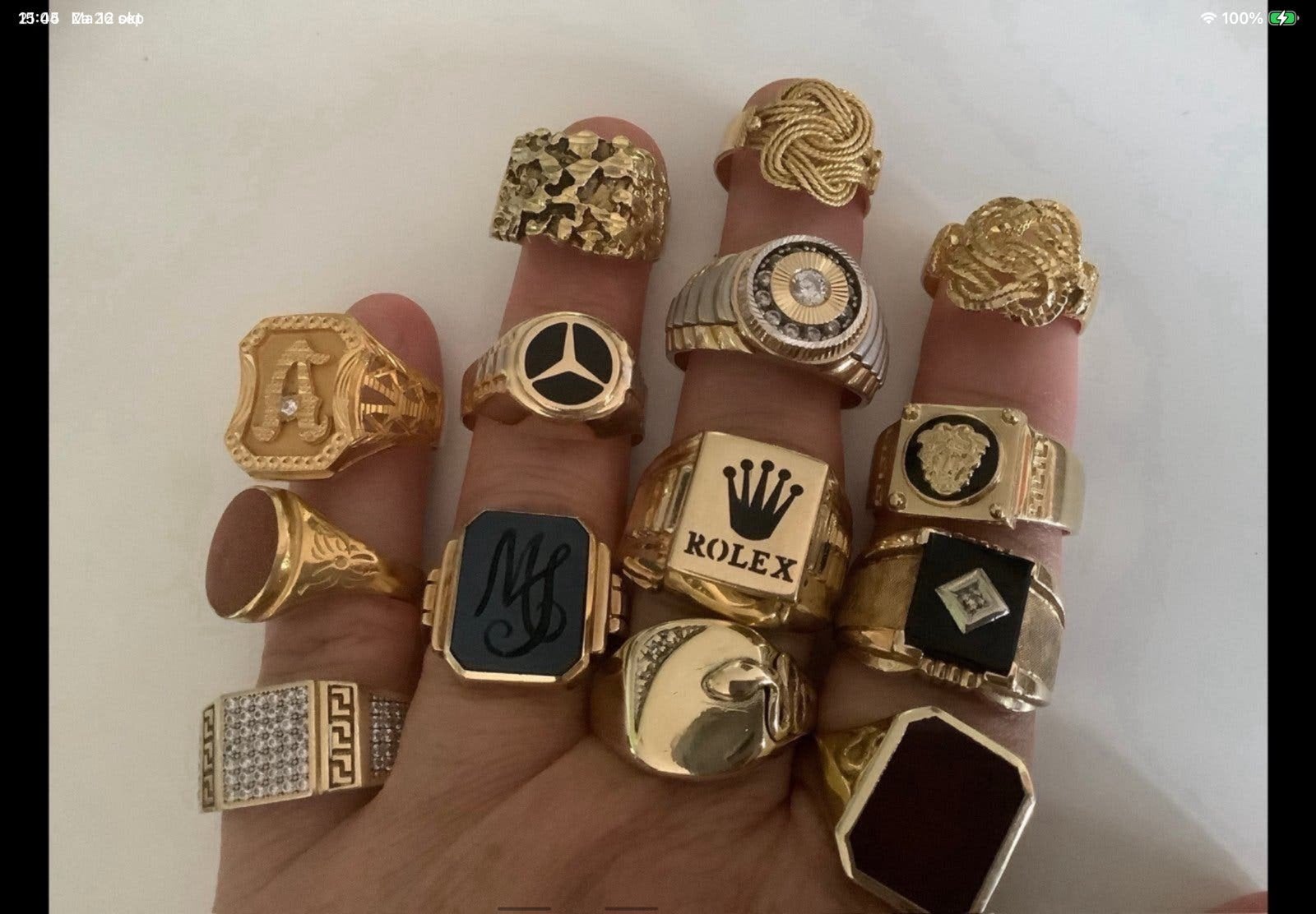 Antieke vintage gouden ringen edelstenen 14/18/22 kar goud, Met edelsteen, Verzenden, 19 tot 20, Zo goed als nieuw
