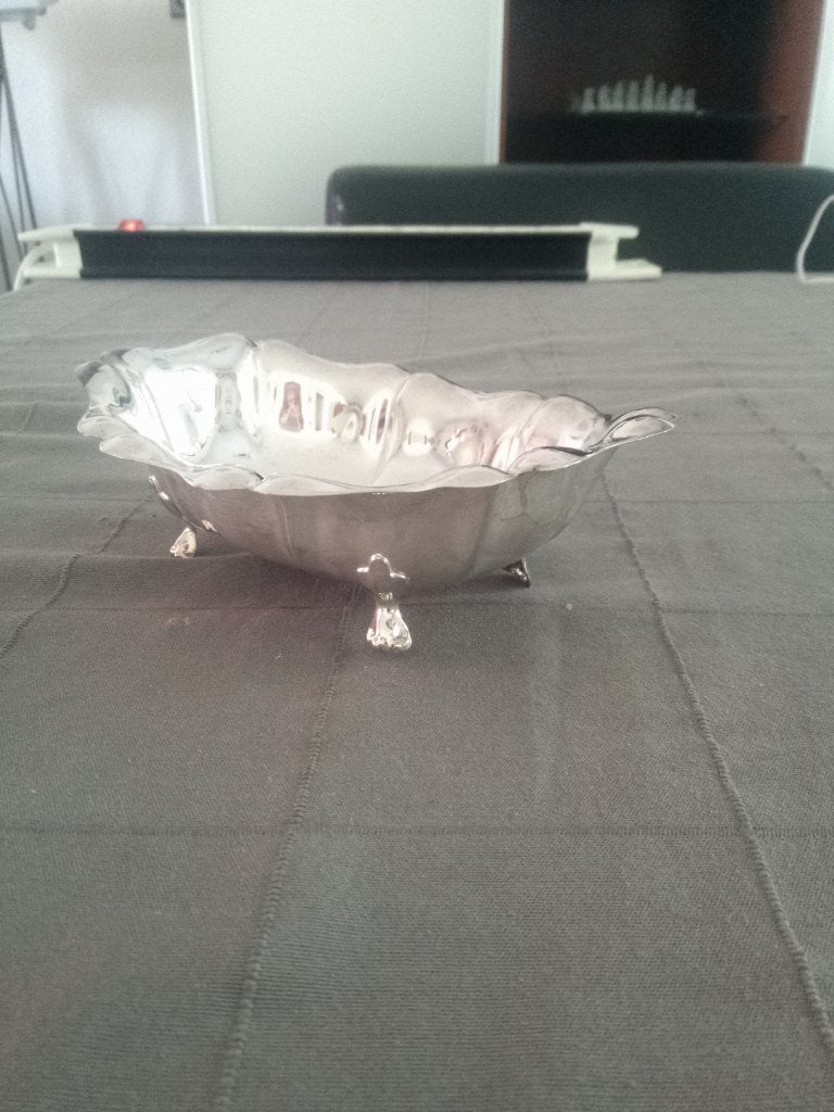 verzilverd bonbonschaaltje, Antiek en Kunst, Ophalen of Verzenden