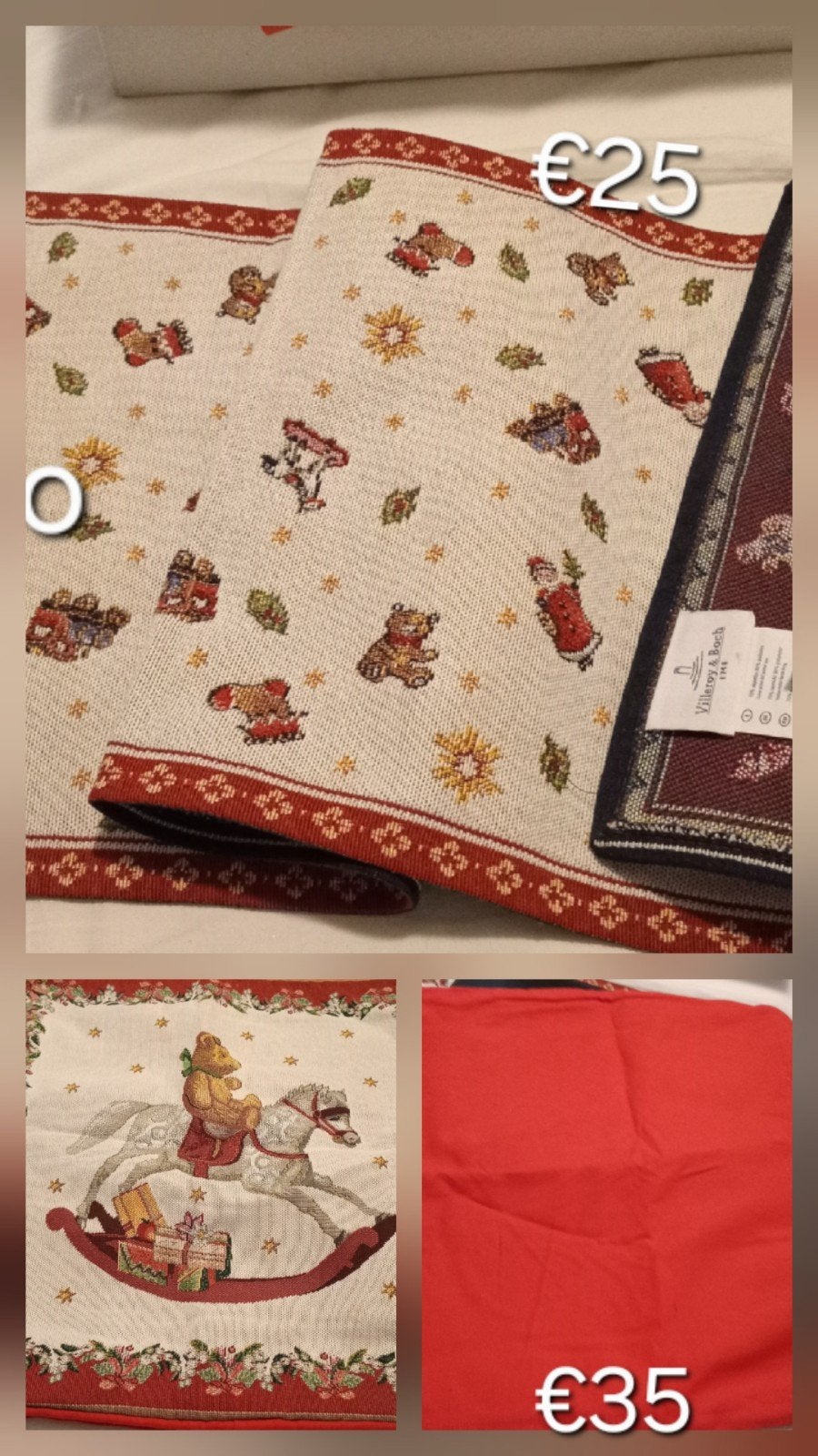 Villeroy & Boch Kerst Tafelkleden en Lopers, Ophalen of Verzenden, Porselein, Overige stijlen, Overige typen