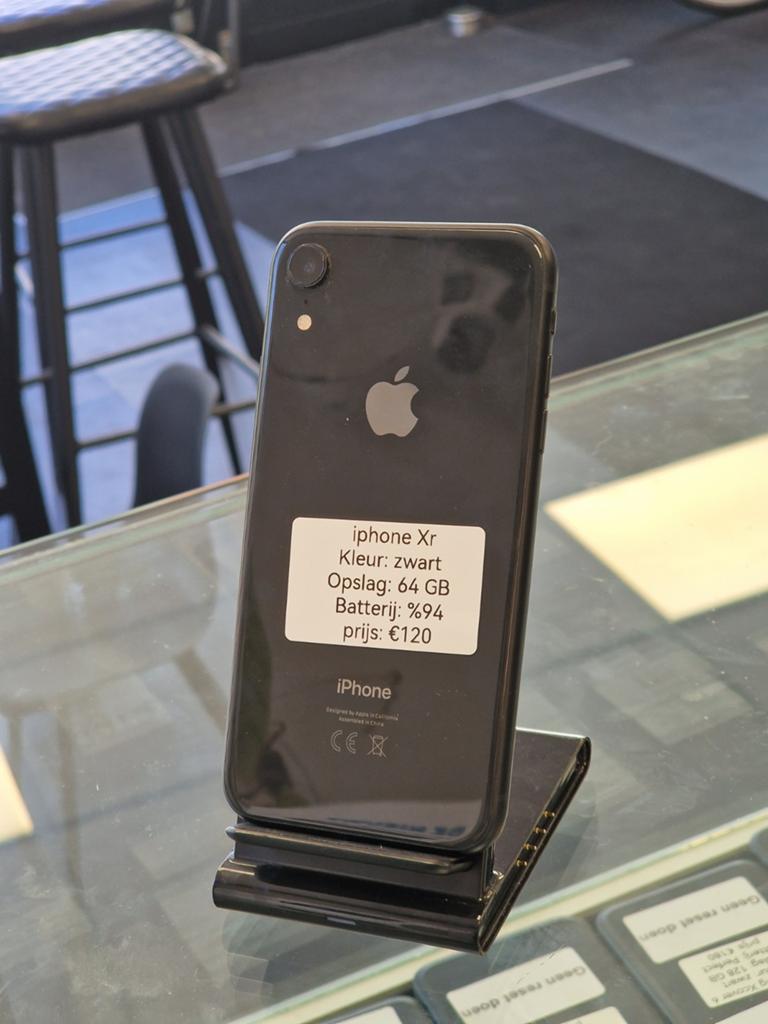 Iphone Xr.  64 GB.  2 jaar garantie, Telecommunicatie, Mobiele telefoons | Apple iPhone, Zo goed als nieuw, 64 GB, Zwart, Ophalen of Verzenden