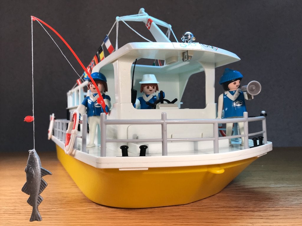 playmobil, Complete set, Ophalen of Verzenden, Zo goed als nieuw, Boot/Schip