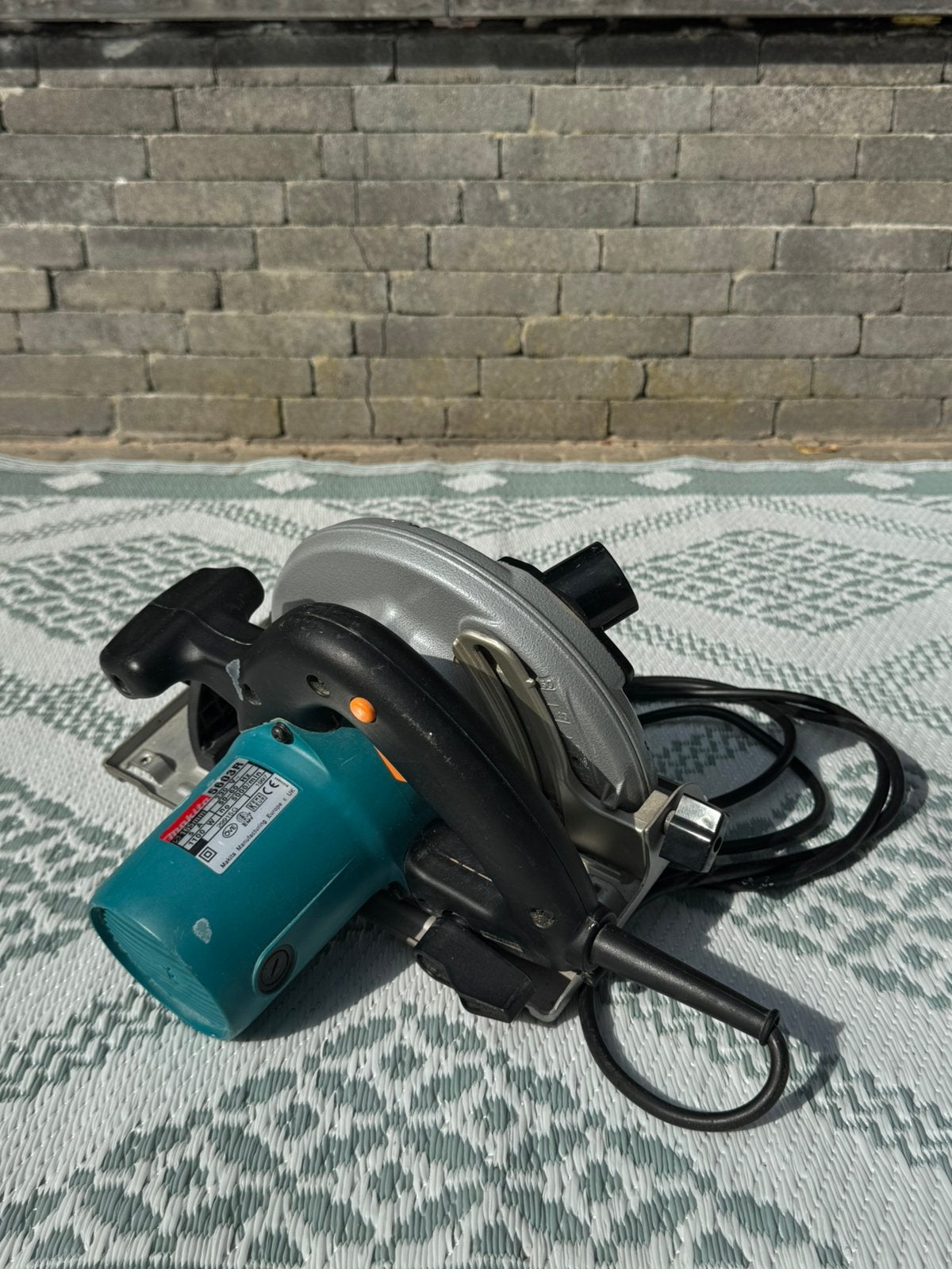 Makita 5603R handcirkelzaag 165 mm, 1100W, Ophalen, Gebruikt, Cirkelzaag, 600 tot 1200 watt
