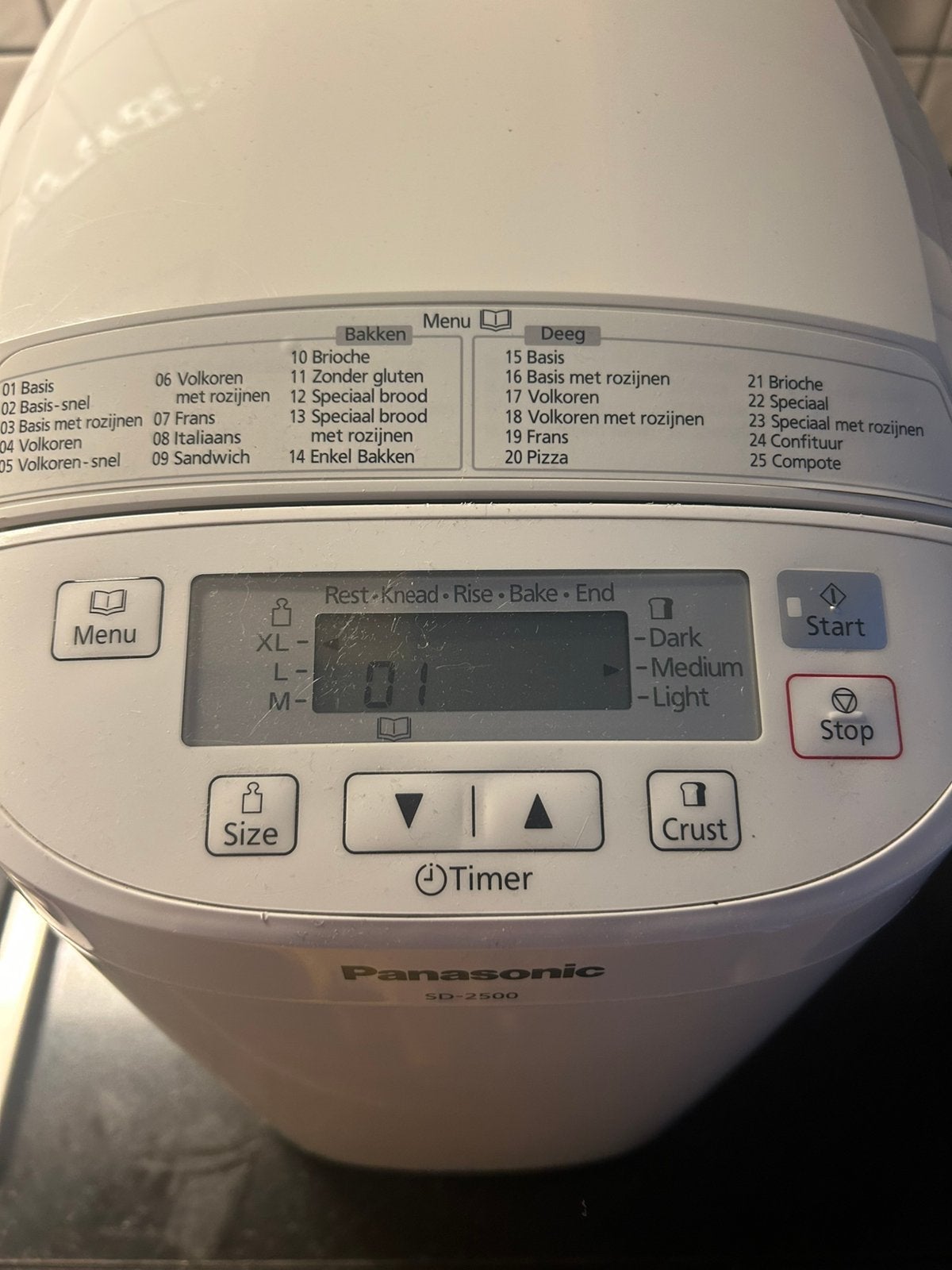 Broodbakmachine SD-2500, Ophalen of Verzenden, Gebruikt