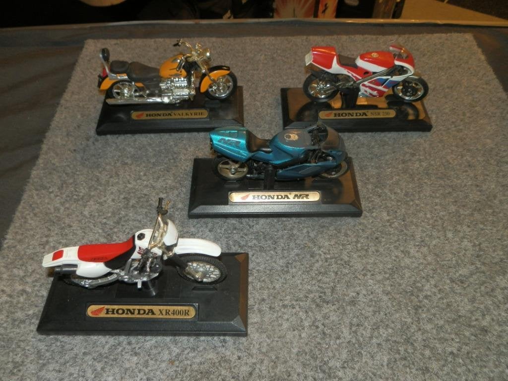 Model motoren Honda 1:12 NR,XR100R,NSR250,Valkyarie, Ophalen of Verzenden, Gebruikt