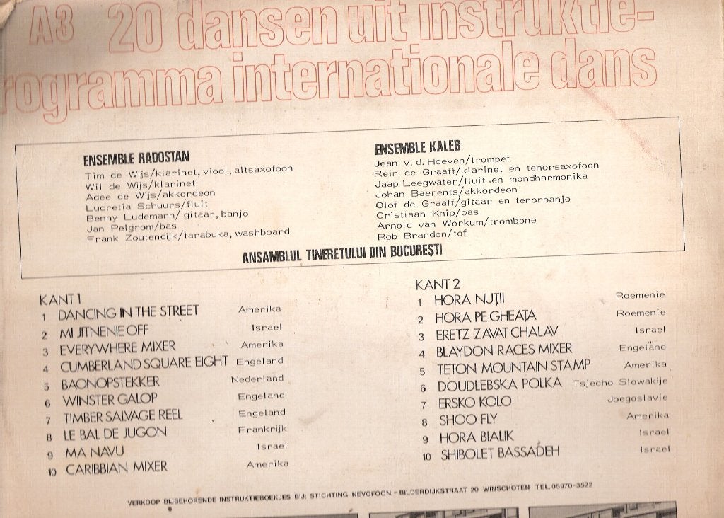 20 Dansen Programma Internationale Dans / NEVFOON/ vinyl LP, Ophalen, Gebruikt, 12 inch, LP