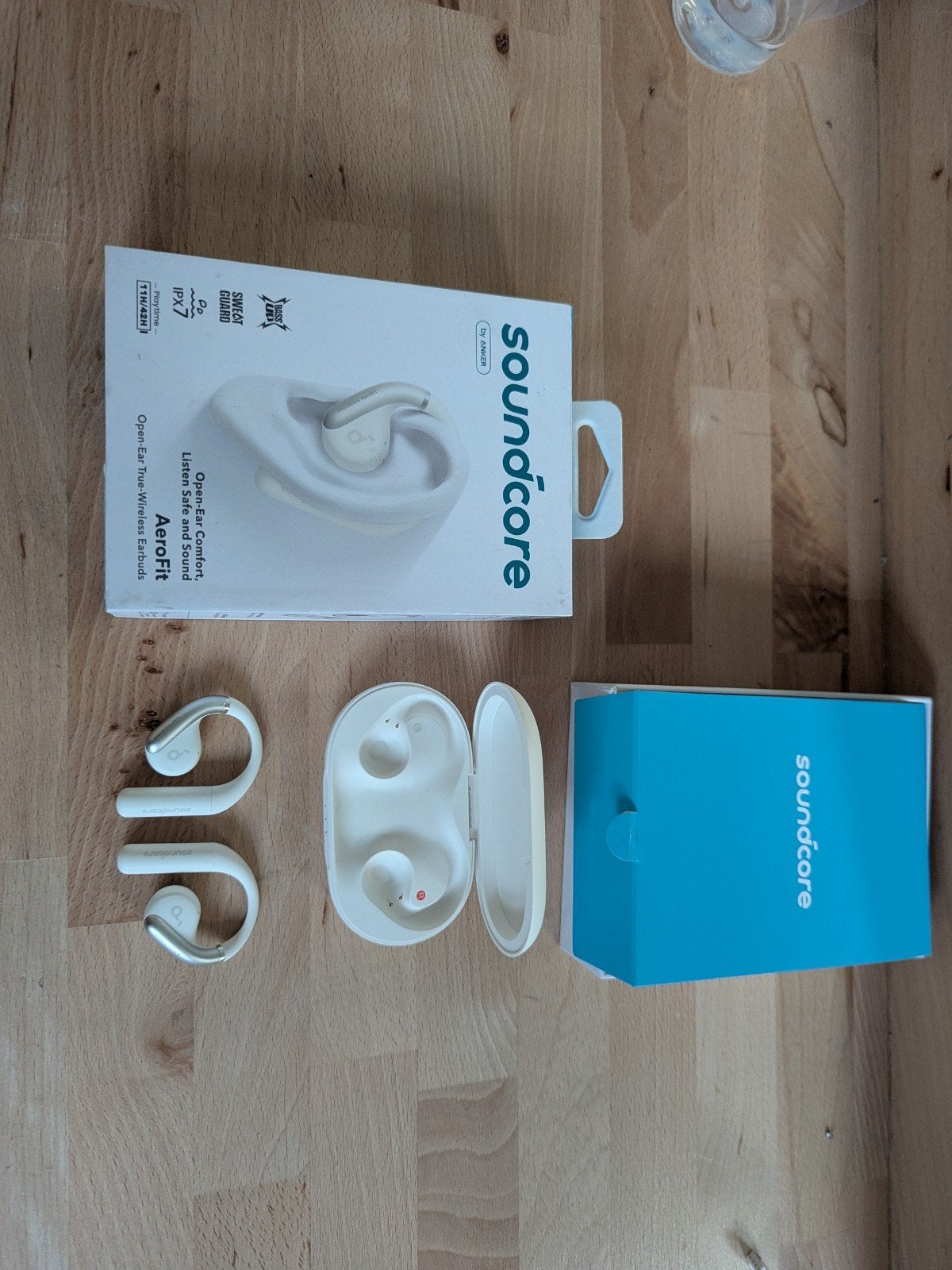 Soundcore AeroFit Open-Ear True-Wireless Earbud, nieuws Wit, Audio, Tv en Foto, Koptelefoons, Overige merken, Draadloos, Ophalen of Verzenden