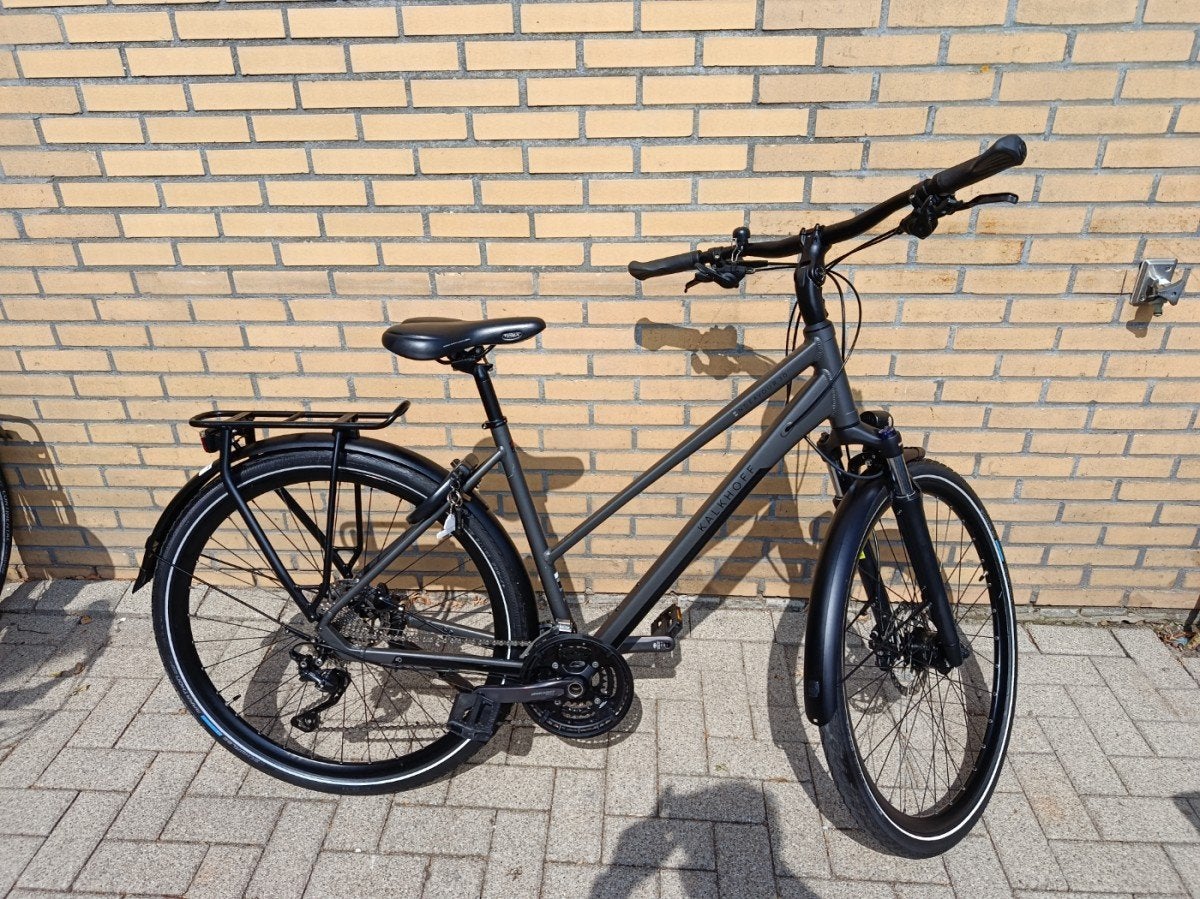 Kalkhoff ENDEAVOUR 30 GRIJS M 2023 Mixed grijs 50cm m, Fietsen en Brommers, Fietsen | Heren | Herenfietsen, Gebruikt, -, -, Versnellingen