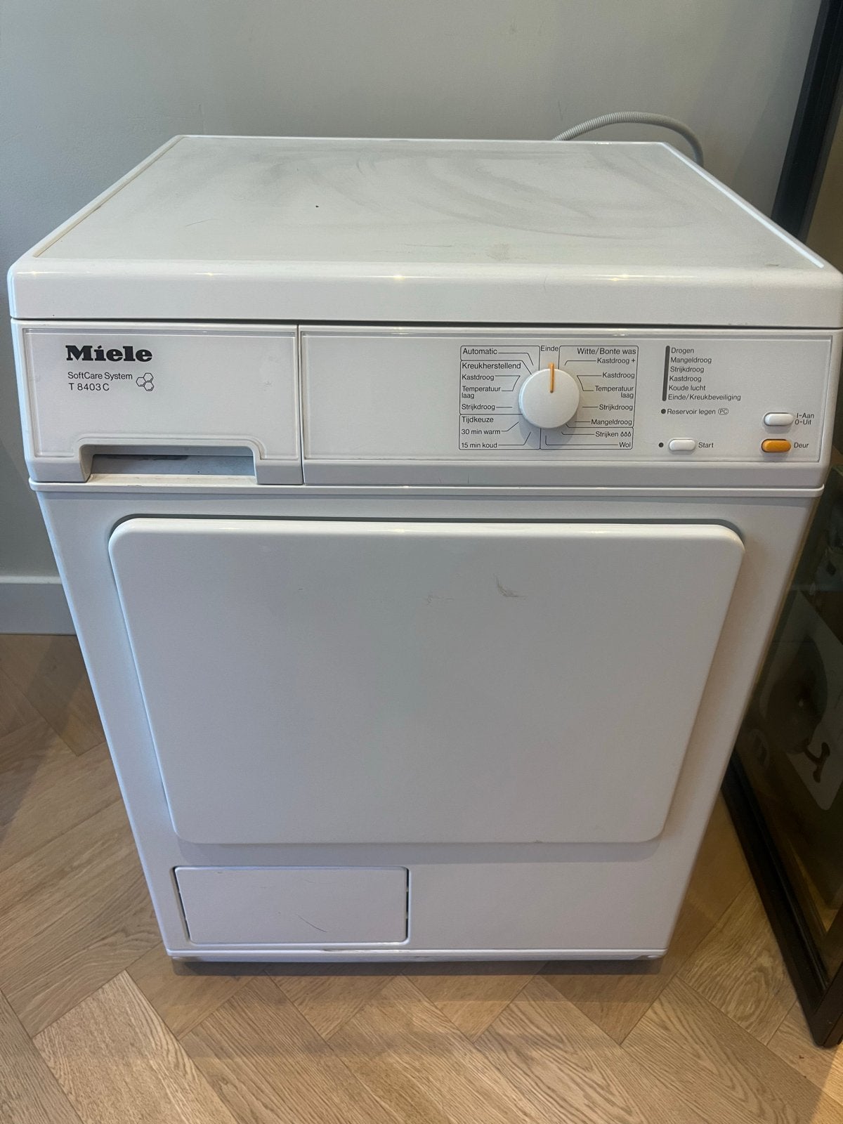Miele Condensdroger, Witgoed en Apparatuur, Wasdrogers, Ophalen, 6 tot 8 kg, Gebruikt, Voorlader