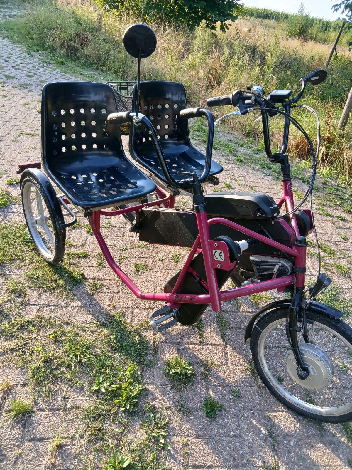 elektrische duofiets, PF Mobility Side-by-Side, Ophalen, Zo goed als nieuw