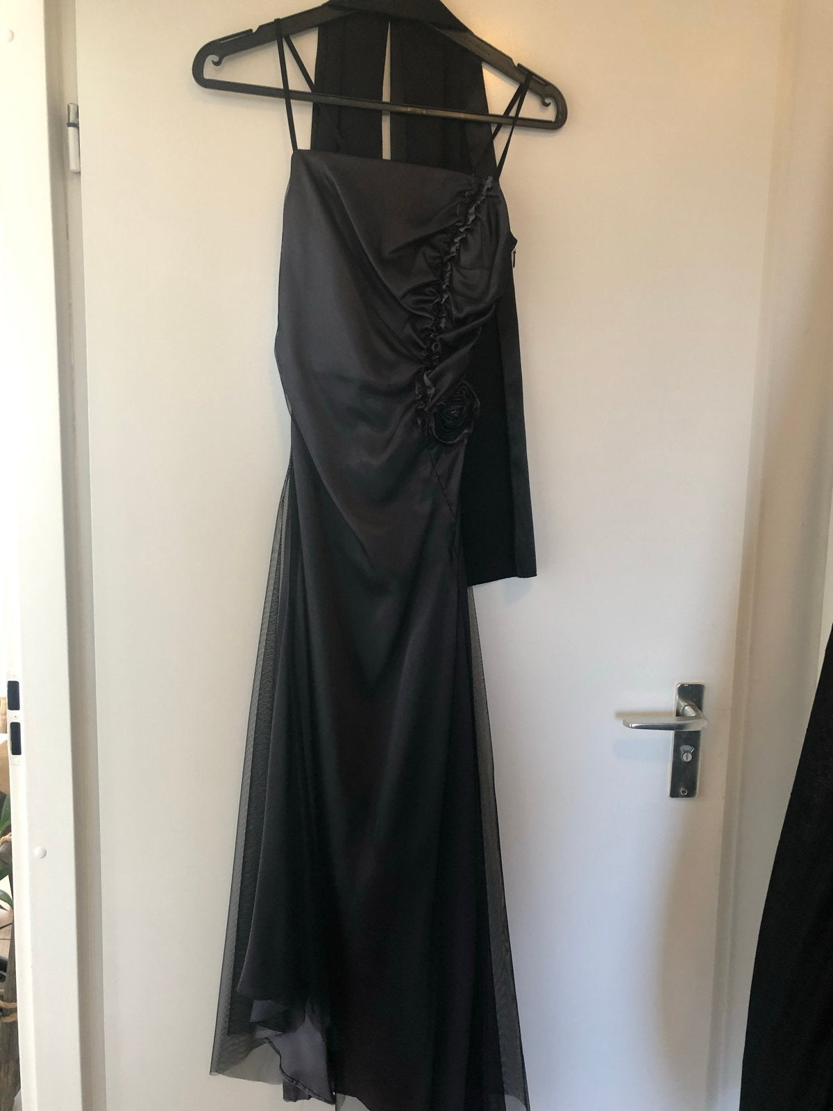 Elegante avondjurk / galajurk, maat XS, zwart, Zwart, Ophalen of Verzenden, Zo goed als nieuw, Maat 34 (XS) of kleiner