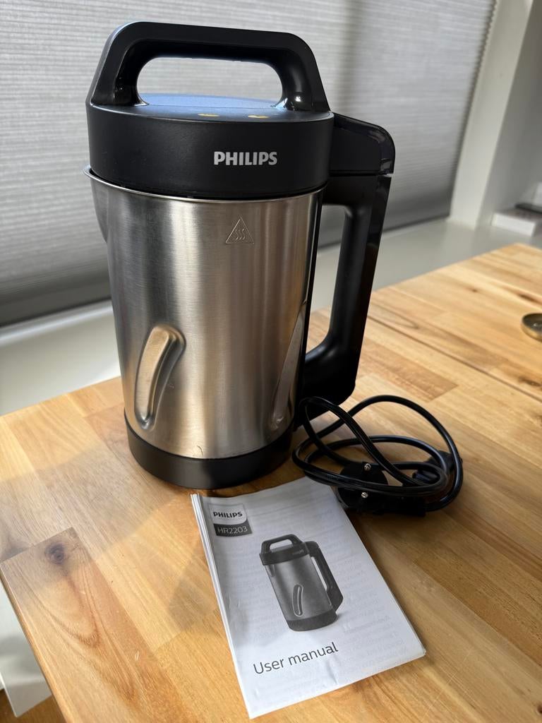 Philips Viva Soupmaker HR2203 met kookboek, Witgoed en Apparatuur, Overige Witgoed en Apparatuur, Zo goed als nieuw, Ophalen