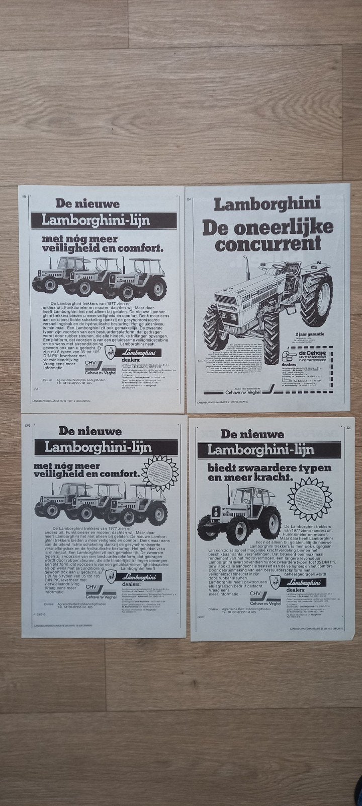 E : Lamborghini trekker advertenties, Ophalen of Verzenden, 1920 tot 1940, Tijdschrift