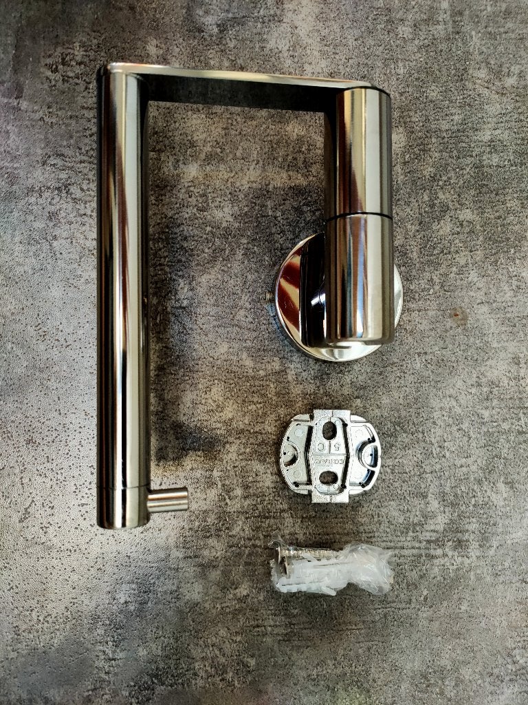 Tiger WC-rolhouder chroom vierkant design, Minder dan 50 cm, Overige typen, Ophalen of Verzenden, Zo goed als nieuw