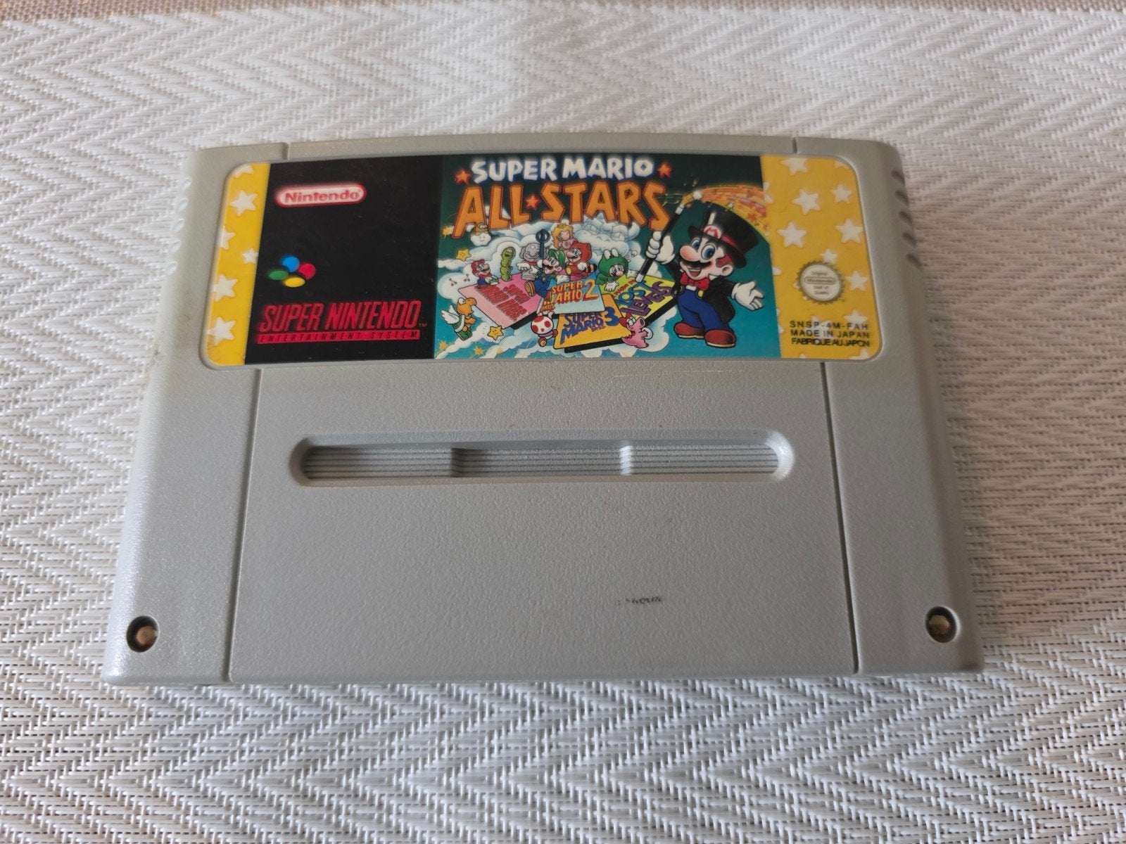 Super Mario All-Stars SNES - Klassieke Mario-collectie, Gebruikt, 1 speler, Ophalen of Verzenden, Vanaf 3 jaar