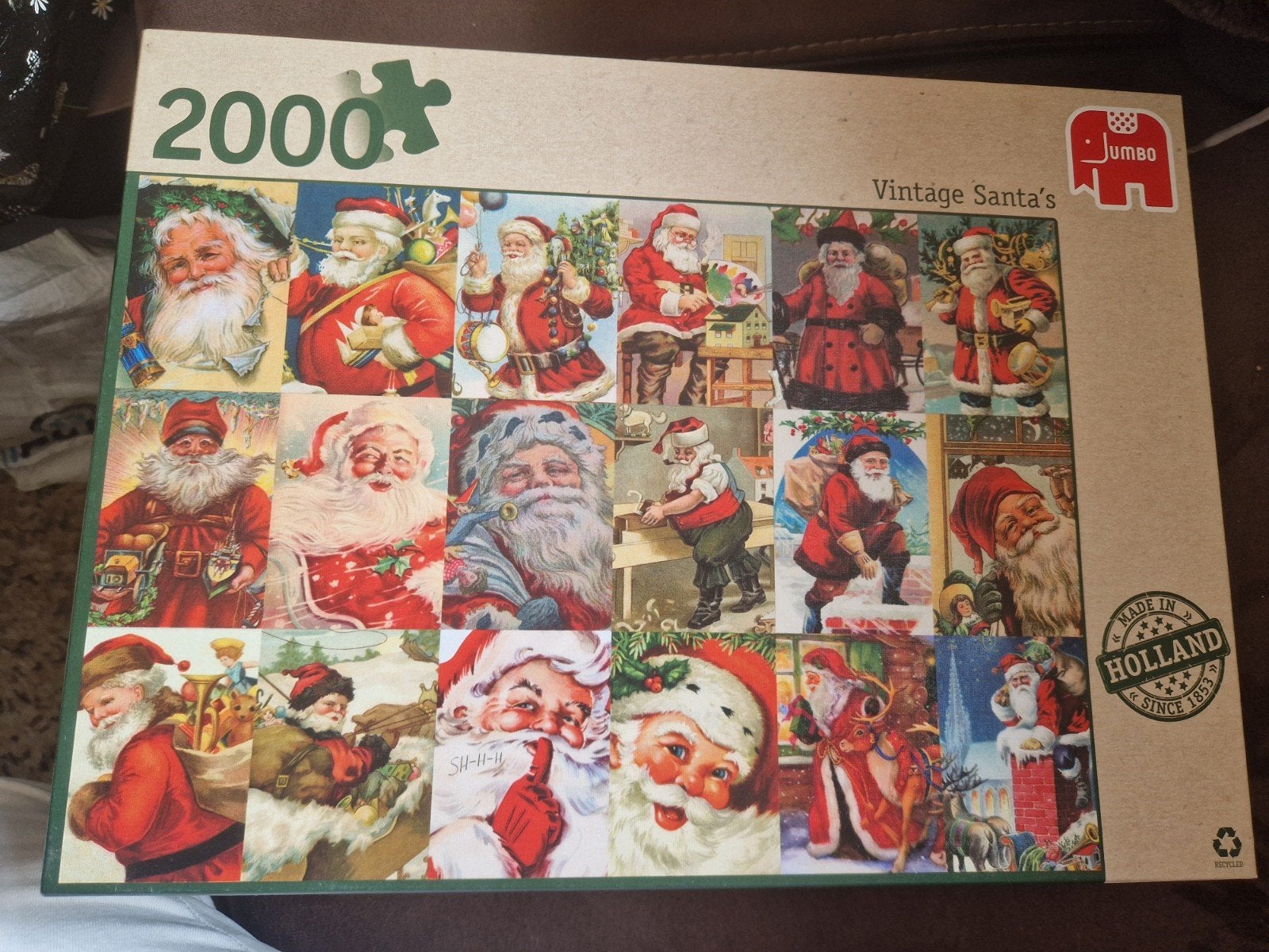 Jumbo Vintage Santa's Puzzel 2000 stukjes, Ophalen of Verzenden, Zo goed als nieuw