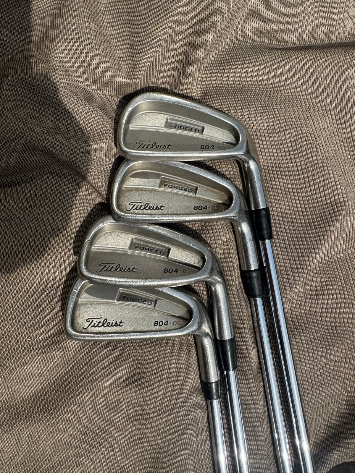 Titleist 804-OS Forged IJzers - Golf Pride M580 Grips, Ophalen of Verzenden, Gebruikt, Set, Overige merken