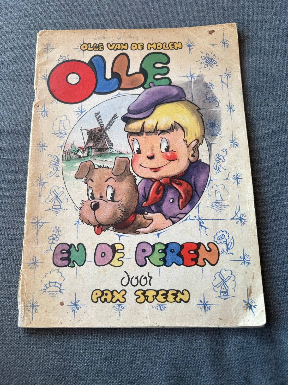 Olle van de Molen en de Peren Juul Pax Steen Oud Kinderboek, Ophalen of Verzenden