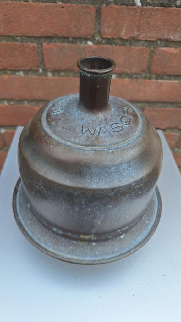 Antieke kopers wasstamper, Antiek en Kunst, Ophalen of Verzenden