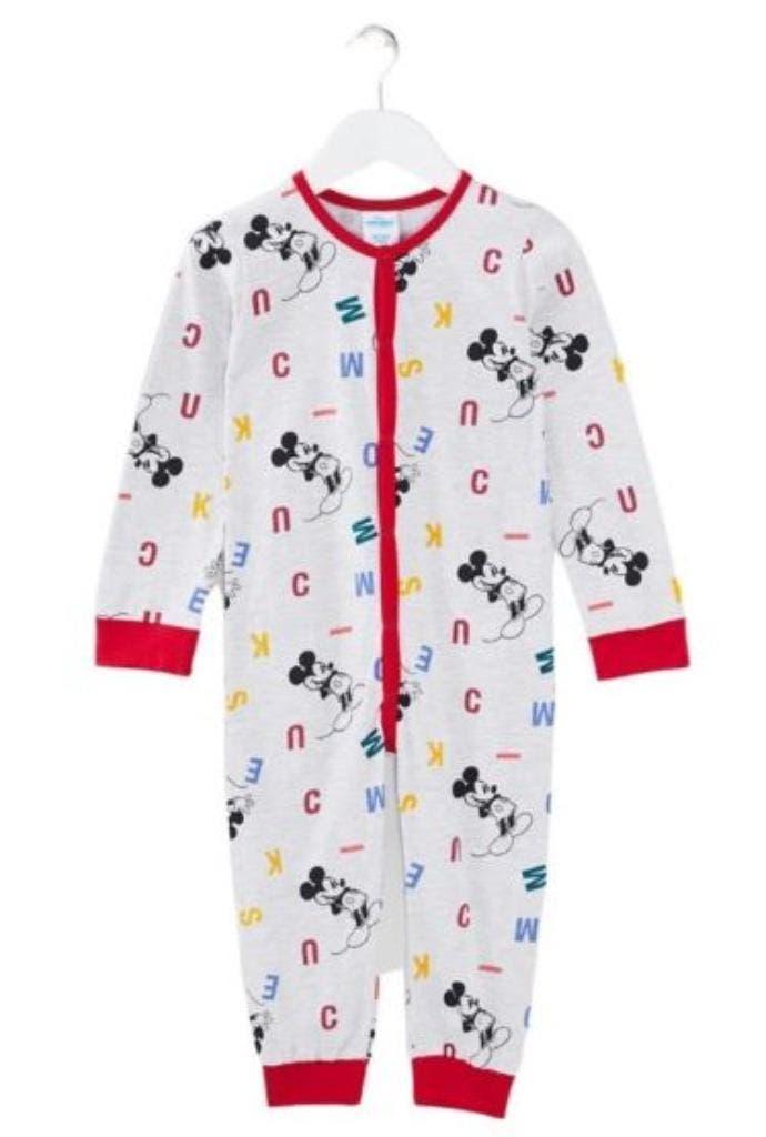 SALE | Mickey Mouse Onesie - Maat 98/104 - 122/128 - Katoen, Nacht- of Onderkleding, Nieuw, Ophalen of Verzenden, Mickey Mouse